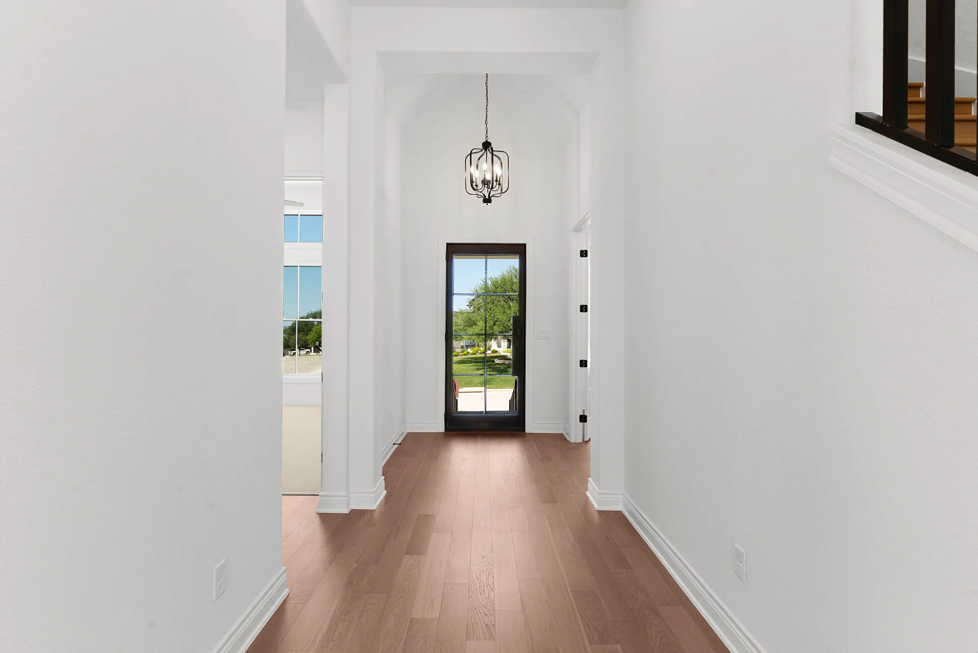 Foyer with 14-foot groin vault ceiling